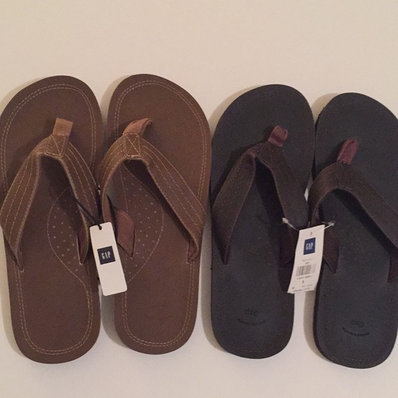 GAP | Shoes | Gap Nwt Mens Brown Flip 